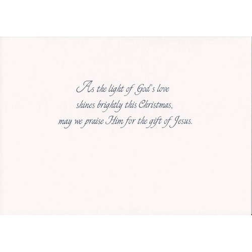 Masterpiece Studios Holiday Brights Collection 16-Count Boxed Religious Christmas Cards with Envelopes, 7.8" x 5.6", Shepherds Watch (911100)
