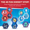 WOW! PODS 4D Sonic The Hedgehog Toy - Unique Connectable & Collectable Sonic Figure, Wall/Shelf Display Toy Figure, Easter Basket Stuffers, Sonic Action Figures, Sonic Toys & Gifts for Kids & Adults
