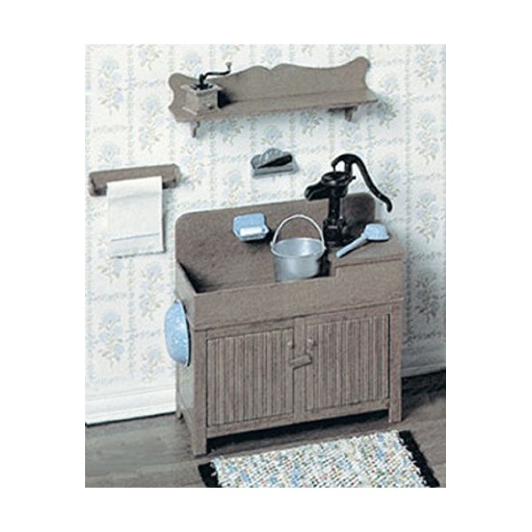 Dollhouse Miniature Chrysnbon Kitchen Sink Kit