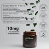 10mg Pure Stabilized Sulforaphane Supplement from Broccoli Sprout Extract - Cellular Detox, Liver & Brain Health Support - Nrf2 Activator - Non-GMO & Glyphosate-Free - 30 Vegan Capsules
