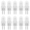 10 Pack Clear Dimmable T4 Q50/GY6.35/CL/120V GY6.35 JCD 50 Watt 50W 120 Volt Halogen Light Bulb Electric Wax Melter Plug in Warmer Aroma Tart Under Counter Lighting Kitchen Bathroom Mirror Ceiling CL