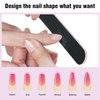 10 PCS Professionelle Double Sided 100/180 Grit Nail Files Emery Board Black Manicure Pedicure Tool and Nail Buffering Files