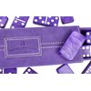 Vovotuzzi Dominos Set for Adults, Thick Purple Domino Double 6, Dominoes Set for Adults and Kids 28 Marbleized Purple Tiles Domino Set in Travel Leather Case, Classic Board Game