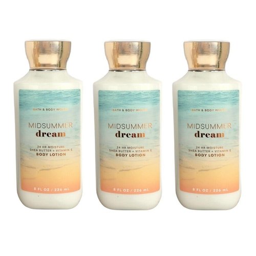 3 MIDSUMMER DREAM Super Smooth Body Lotion 8 fl oz bath body 8 OZ