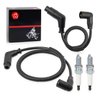 Spark Plug & Wire Cap 15in/24.4in For Can Am Commande Renegade Outlander MAX 500 570 650 800 800R 1000 1000R Bombardier TRAXTER 500 650