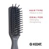 Kent AH10G Airhedz Pro Narrow Pin Hair Brush (Fat Pin, Grey)