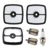 13120507320 Fuel Filter A226001410 Air Filter & spark plug Kit for Echo SRM210 SRM225 ES-210, GT-200, GT-225, HC-150, HC-225, PAS-225 PAS-265 PB-250 PE-225 SHC-225 SRM-265 Trimmer Blower Echo 90152Y