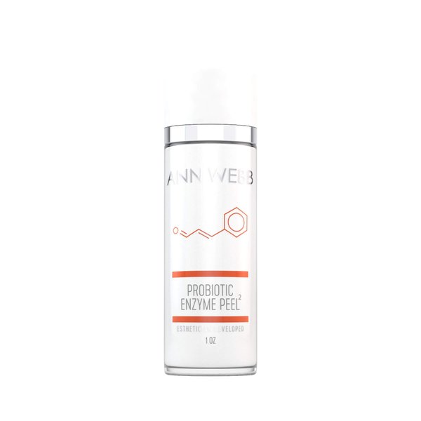 Ann Webb Probiotic Fruit Enzyme Mask - All Natural Pumpkin, Cinnamon & Apple Enzymes in Probiotic, Exfoliating, Enzyme Peel Brightens & leaves Skin w/a healthy glow the Natural Way! 1 Fl Oz