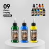 9PCS Tattoo Ink Color Set, 1oz (30ml) Tattoo Supply USA Pigment Kit Solong Tattoo Ink Set TI302S-30-9
