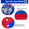 D.Q.Z Superhero-Cape for Kids with Mask, New Sibling Gifts for Big Brother Role Play Birthday Family Halloween Party (Blue)