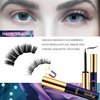 Menaka 3D Magnetic Eyelashes -Magnetic Lashes with Eyeliner Kit - Upgraded,Natural Look,Long Lasting,Reusable,With Applicator - 7 Pairs Easy to Apply (2 Tube of Liner)