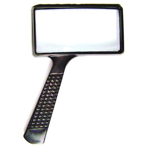 Harbor Freight Rectangle Magnifying Glass, Black (37708)