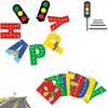 Faisichocalato Transportation Happy Birthday Banner Car Bus Train Plane Ship Helicopter Traffic Light Photo Props Garland for Kids Transportation Theme Birthday Party Decorations Baby Shower Supplies