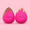 wet n wild Makeup Sponge - Low Product Absorption for Streak-Free Application, Effortless Blending Beauty for a Smooth Professional Looking Finish, Cruelty-Free & Vegan-Pink