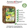 Aroma Depot Lemon Raw African Black Soap 2 lb / 32 oz 100% Natural soap for Acne, Eczema, Psoriasis, Scar Removal Face And Body Wash. Handmade