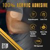 Skin Grip Adhesive Patches for Freestyle Libre 2 – Waterproof & Sweatproof for 10-14 Days, Pre-Cut Adhesive Tape, Continuous Glucose Monitor Sensor Cover – 20 Pack, Tan