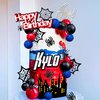 48Pcs Superhero Birthday Cake Decoration Superhero Party Favors Cupcake Cake Decoration Spider Cake Decoration