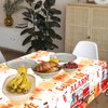 Fire Truck Birthday Party Tablecloth - Firefighter Birthday Party Decorations, 3Pcs Fire Truck Table Cloth, Rectangle Plastic Fireman Table Cover for Firetruck Birthday Decorations, 108 x 180 cm