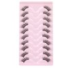 wiwoseo False Eyelashes Half Lashes Natural Wispy Fluffy Faux Mink Lashes DIY Extension Eyelashes 16MM Fake Eyelashes 10 Pairs Pack