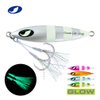 OCEAN CAT 1 PC Slow Fall Pitch Fishing Lures Sinking Lead Metal Flat Jigs Jigging Baits with Hook for Saltwater Fishing (150g, Silver)