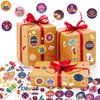 Qpout Happy Diwali Stickers for Kids,24 Sheets (436pcs in All) Indian Festival of Lights Party Themed Decals for Water Bottle Envelope Gift Box Art Craft Deepavali Party Decoration Supplies
