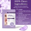 Envy Collagen & Peptides Sheet Face Mask - Dermatologist Tested - Prevents Sun Damage, Reduces Acne Scars & Wrinkles, Hydrating Sheet Mask - Korean Skin Care - All Skin Types - 5 Masks