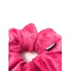 XL Jumbo Velvet Scrunchie For Hair, Scrunchy for Women Girls, Durable Elastic Band Ties to Hold Thick, Straight, Curly Hair - Breakage, Frizz Prevention (Fuchsia)