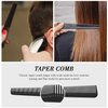 3 Pieces Men Barber Comb Set Taper Hair Cutting Flat top Clipper Flattop Barberology Comb Heat-Resistant Fiber Comb for Men Women