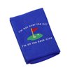 Embroidered Golf Towel Gift Golf Lover Gift I'm Not Over The Hill I'm on The Back Nine Golf Towel with Clip (Back Nine)