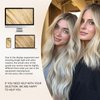 MioYio I Tip Hair Extensions Human Hair 30G/Pack Virgin Hair Itip Human Hair Extensions Dark Blonde to Highlighted Blonde Pre Bonded I Tip Real Hair Extensions Long Straight #18/613 14Inch