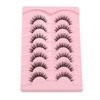Lashes False Eyelashes Natural 16mm Wispy Eyelashes Thin Band Fluffy Lashes 3D Volume False Lashes Soft Strip Lashes Pack C Curl Natural Eyelashes Fake Lashes 7 Pair EVENTILL