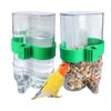 Hamiledyi Parakeet Water Dispenser No Mess Small Parrot Drinking Device Parakeet Waterer Cockatiel Cage Accessories,Automatic Feeding for Finch Lovebird Canary Small Birds(2Pcs)