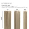 FUBILI Clip in Hair Extensions Real Human Hair Light Blonde Highlighted Golden Blonde for women Human Hair Clip in Extensions 12 Inch 80g 5pcs Straight Remy clip on Hair Extensions