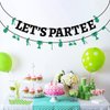 Golf Birthday Banner: Let's Partee Golf Themed Party Decorations Supplies for Golf Happy Birthday Party Adults Kids Baby Shower Hanging Swril Decor