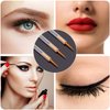 eBoot 100 Pack Disposable Eyeliner Brush Applicator Cosmetic Eye Wands Makeup Tool (Clear)