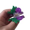 Funny Purple Grape Hair Clip,Acetate Hair Clip,Small Claw Clip for Women, 1 Count (Pack of 1)