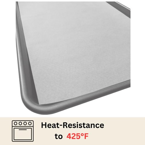 12x16 Parchment Paper Baking 200 Half Sheets | Worthy Liners Non-Stick Precut Perfect for baking cookies and cakes - Made in USA