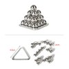 FantasyDay 5 Pcs Brain Teaser Puzzle,Metal Puzzle, Unlock Interlock IQ Test Game, Magic Trick Toy Gift for Kids and Adults