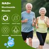 Boqiao NAD+ Supplement - Nicotinamide Riboside & Resveratrol 900mg – Fast-Absorbing Cellular Renewal Capsules for Energy, Anti-Aging & Brain Health – 80 Capsules