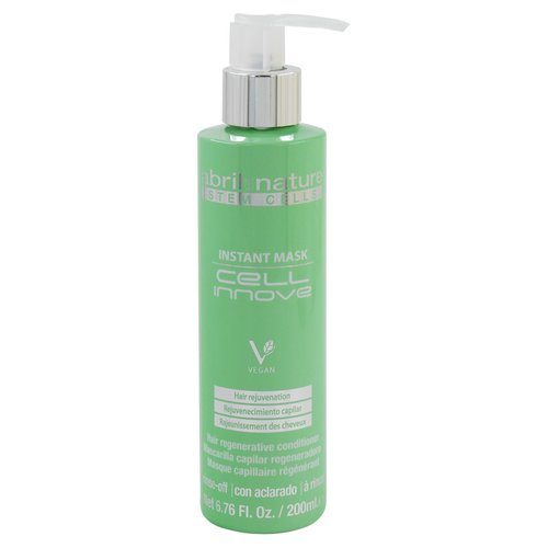 abril et nature - Cell Innove Hair Mask - For All Hair Types - Hydrates, Rejuvenates, and Regenerates - Professional Treatment with Plant Stem Cells - Healthy and Strong Appearance - 200 ml