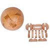 Handmade Wooden Puzzle Magic Ball Brain Teasers Toy Intelligence Game Sphere Puzzles for Adults
