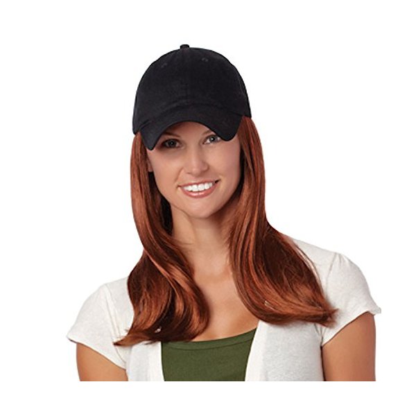 Henry Margu (Long Hat Black) - Synthetic Baseball Cap Wig in 24H18