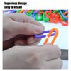 200PCS Chain Link, Bird Toys Plastic C Clips Hooks Chain Links Bird Chewing Toy Bird Cage Accessories for Small Pet Rat Parrot Bird