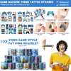Sayglossy 251 Pcs Cool Video Game Party Favors Set Includes Gift Bags Pencils Notebook Sharpener Slap Bracelets Rings Keychains Tattoo Gaming Stickers Stamper Gamer Party Favors Birthday