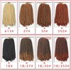 Xtrend 12 Inch 2 Packs Spring Twist Hair For Butterfly Faux Locks And Invisible Locs Short Crochet Braids Hair Synthetic Spring Curl Hair Extension For Women (1B#)