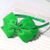 Kistreao Bow Headband Green Hair Bow Hair Bands Cute Headbands for Women Girl Bows Hair Accessories Festival Holiday Party Supplies