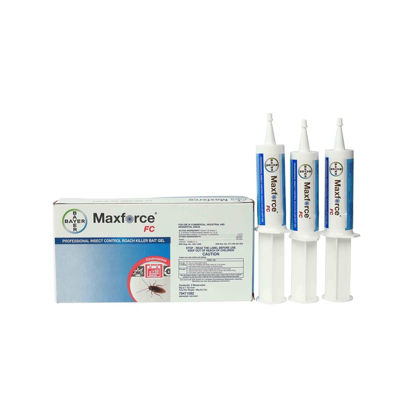 Maxforce FC Roach Bait Gel - 1 Box (3 x 60 Gram Tubes)