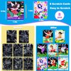 JUNQIU Scratch Art for Kids, Princesses Black Rainbow Scratch Art Paper Set-Arts and Crafts Kits & Supplies, Party Games & Activity, Gifts for Toddlers Girls Birthday Christmas