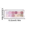 GHFCZOO 12-Color Pink Rose Red Glitter Eyeshadow Palette – Versatile Day-to-Night Looks, Blendable, Long-Lasting, Highly Pigmented Light & Glitter Shades