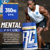 Ronnie Coleman Signature Series Fish Oil Supplement, Supplements, with EPA DHA & Omega-3, Joint, Focus, Heart Health and Brain Support, Omega 3 Fatty Acid Gel Capsules, 120 Softgels